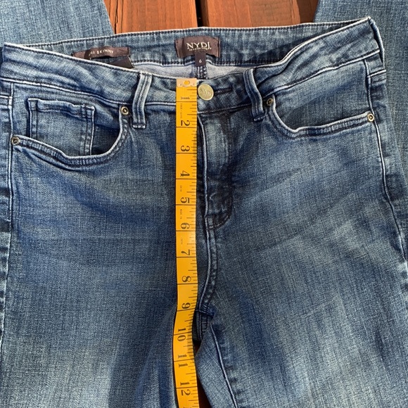 NYDJ Ami Skinny Blue Jeans, 6 - Picture 7 of 12